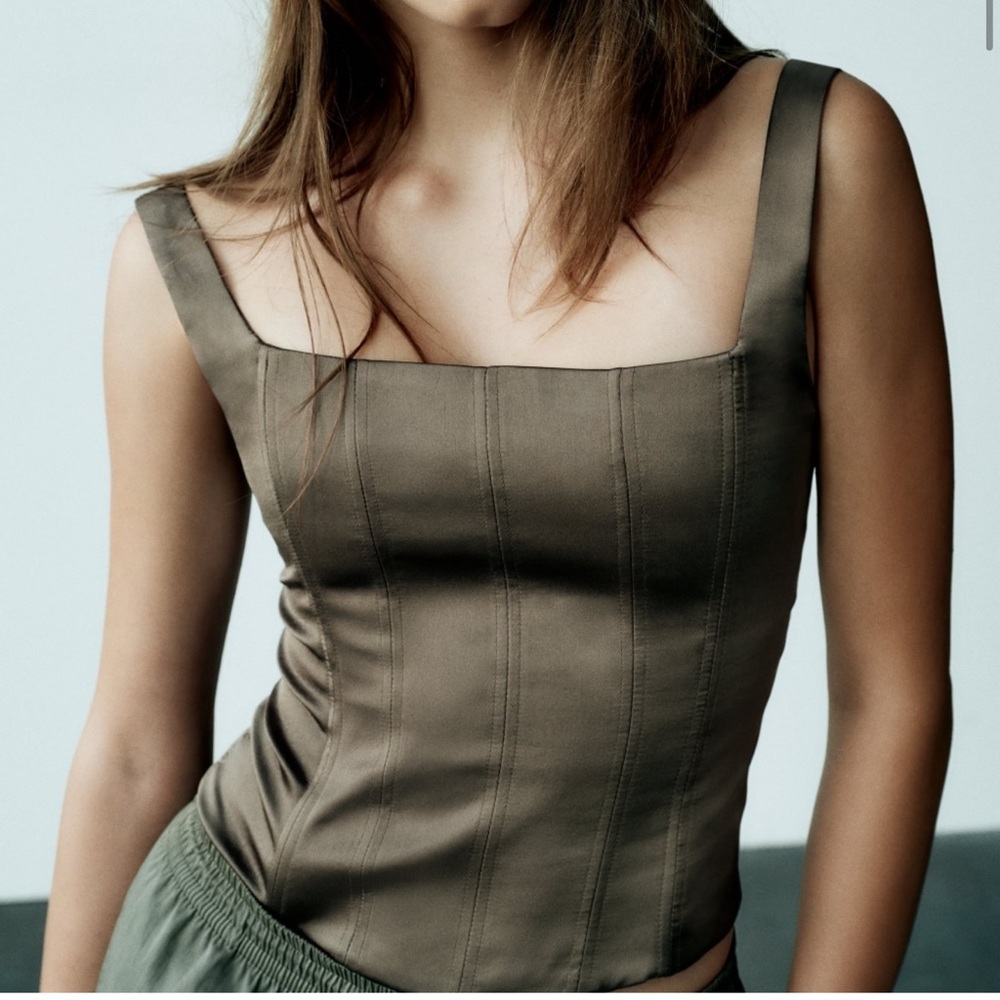 ZARA Satin Top Corset